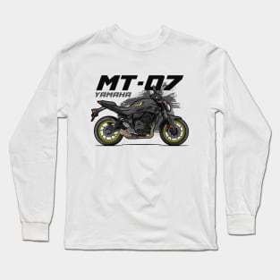 MT-07 - Grey Long Sleeve T-Shirt